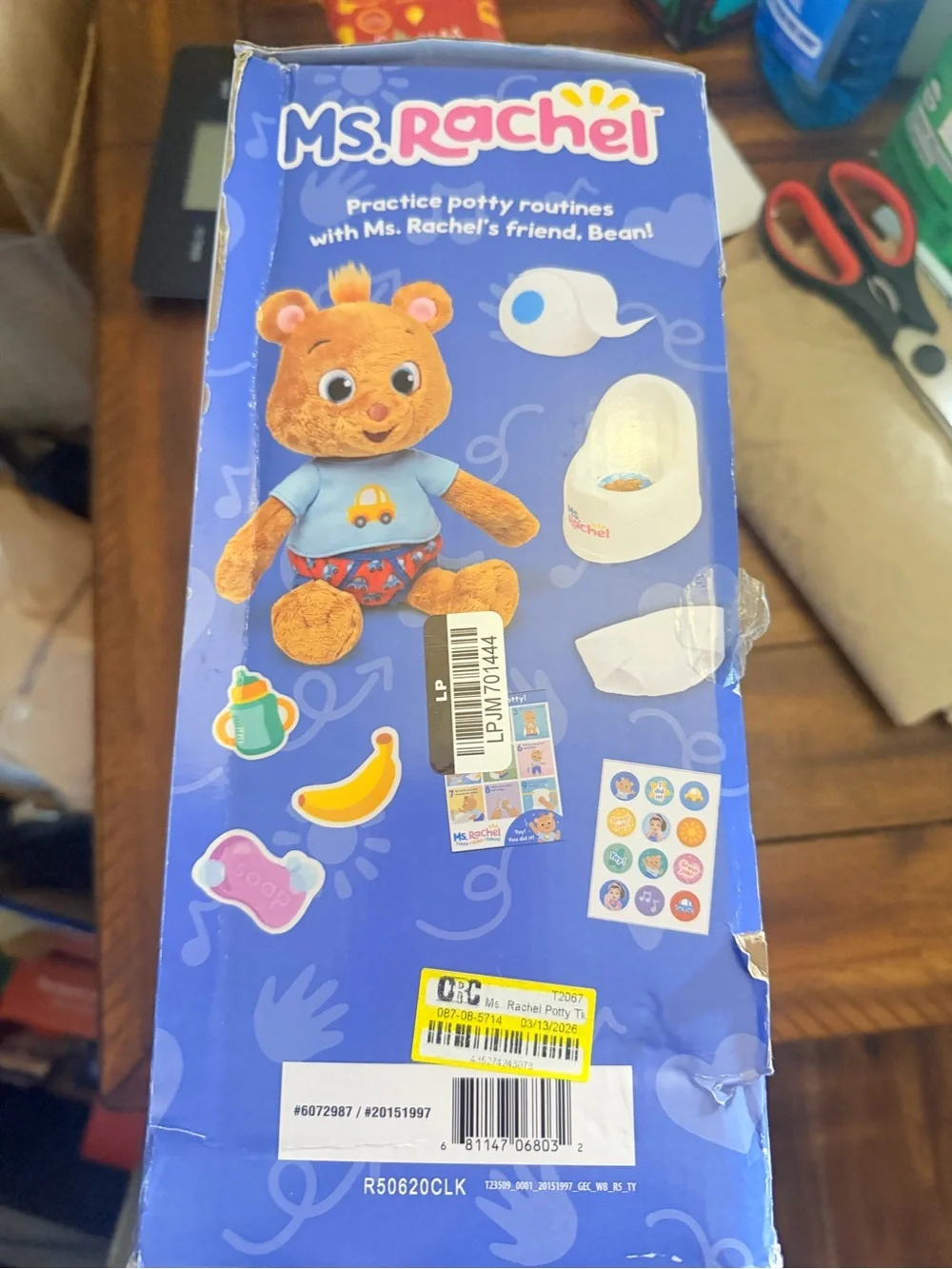 Ms. Rachel Plush Potty-Training Bear